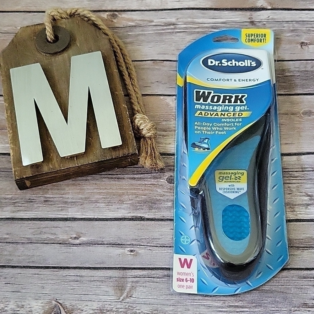 Dr.Scholl's Comfort and Energy Work Advanced Insoles women's size 6-10 NIP